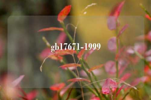 gb17671-1999